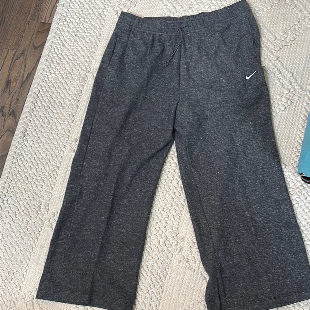 Nike Gray Wide-Leg Pants